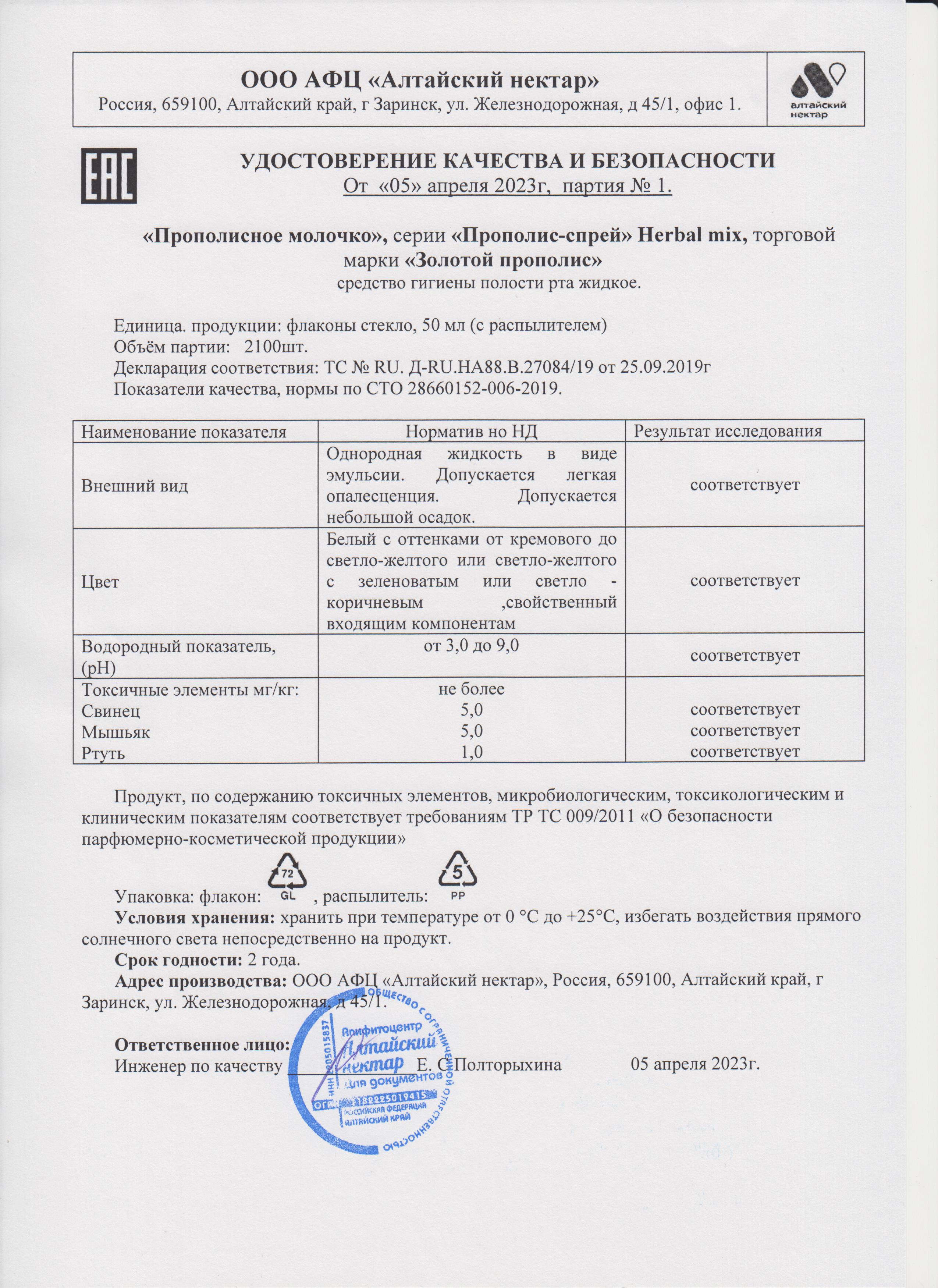Паспорт №042023